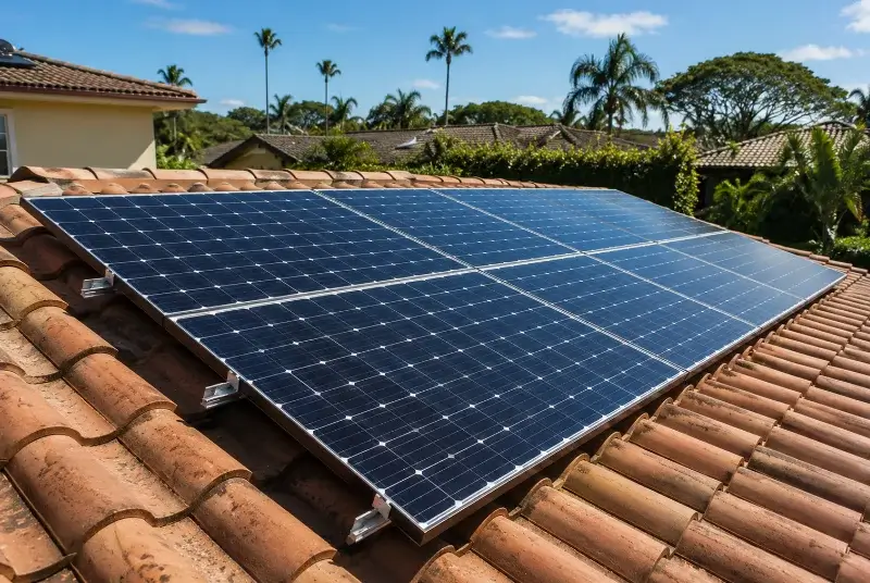 Installation de panneaux solaires à Maisonnay